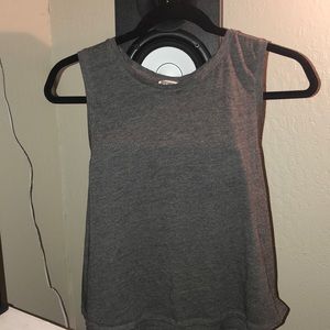 Grey PINK Muscle Tank